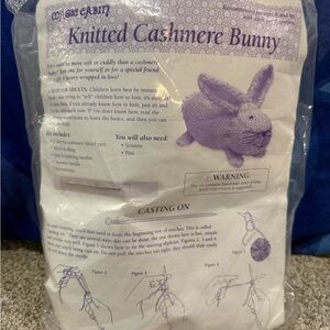 Magic Cabin Knitted Cashmere Bunny Kit